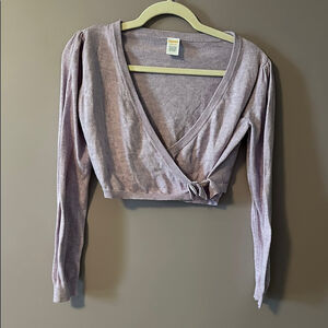 Gymboree Lavender Wrap Top - L 10/12